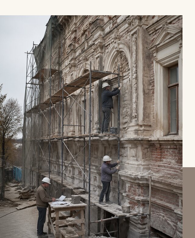 Реставрация объектов культурного наследия под ключ в Реутове